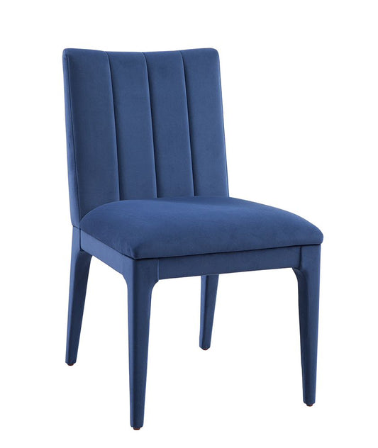 Bassett Mirror - Brianne Navy Velvet Dining Chair (Set of 2) - 9745-DR-800-2 view 1