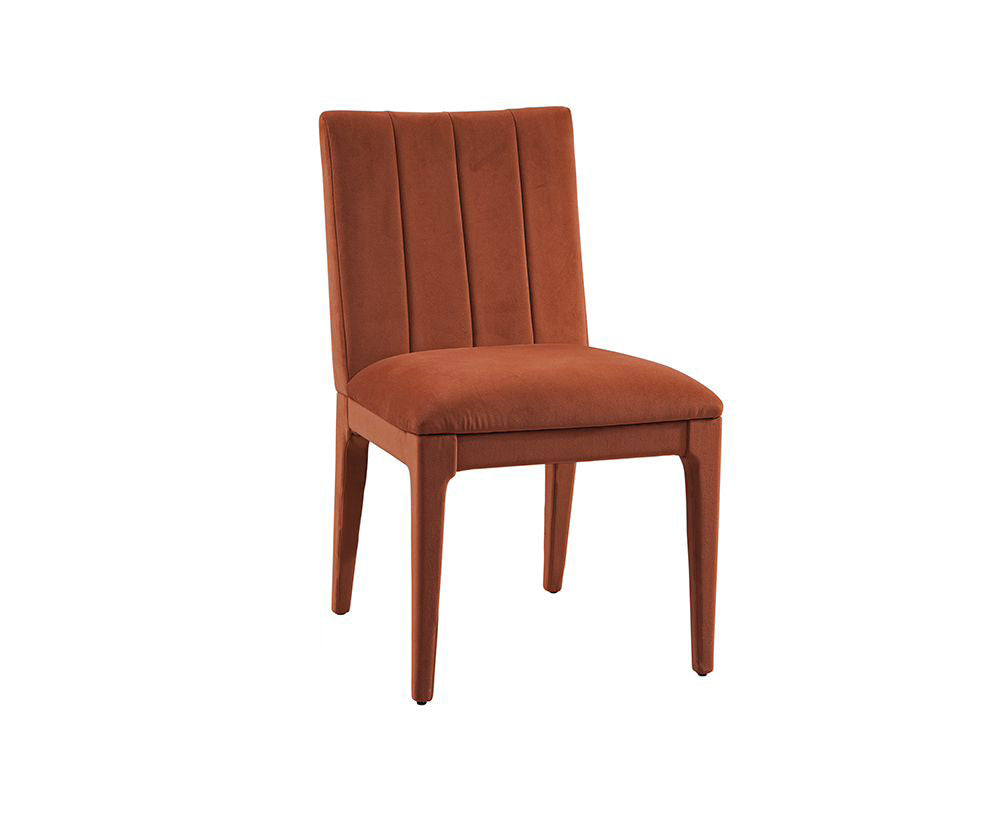 Bassett Mirror - Brianne Rust Velvet Dining Chair (Set of 2) - 9746-DR-800-2 view 2
