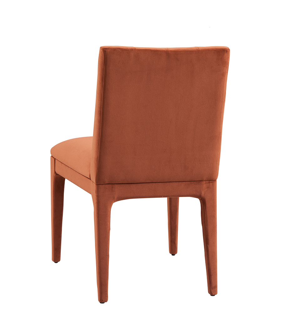 Bassett Mirror - Brianne Rust Velvet Dining Chair (Set of 2) - 9746-DR-800-2 view 3