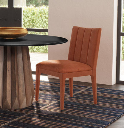 Bassett Mirror - Brianne Rust Velvet Dining Chair (Set of 2) - 9746-DR-800-2 view 5