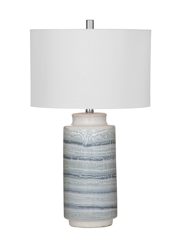 Bassett Mirror - Brizi 26" Blue Ceramic Table Lamp - L4562T view 1