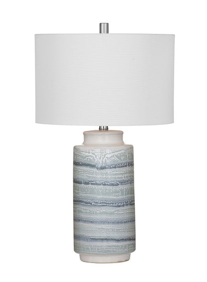 Bassett Mirror - Brizi 26" Blue Ceramic Table Lamp - L4562T view 1