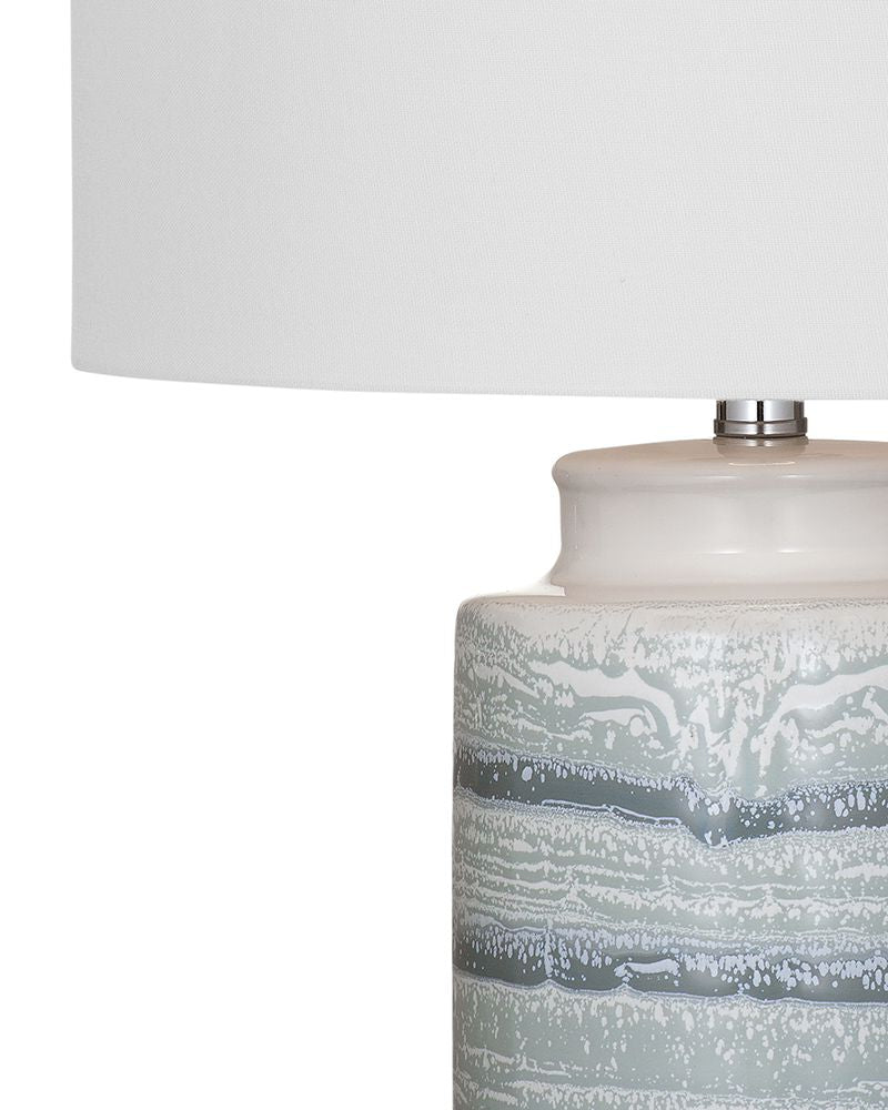 Bassett Mirror - Brizi 26" Blue Ceramic Table Lamp - L4562T view 2