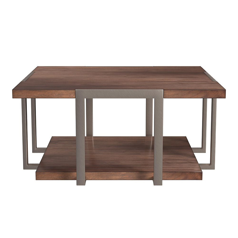 Bassett Mirror - Brooke Walnut Coffee Table - 7027-LR-130 view 2