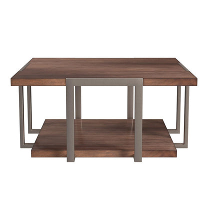 Bassett Mirror - Brooke Walnut Coffee Table - 7027-LR-130 view 2