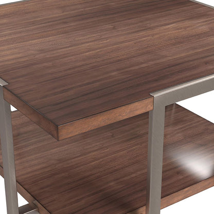 Bassett Mirror - Brooke Walnut Coffee Table - 7027-LR-130 view 4