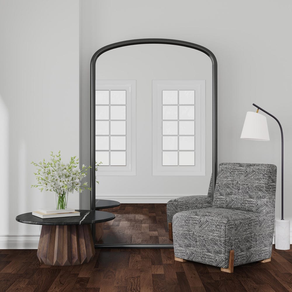 Bassett Mirror - Brookings Floor Mirror - Black in Matte Black - M5249 view 2