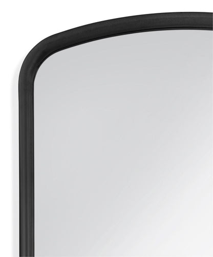Bassett Mirror - Brookings Floor Mirror - Black in Matte Black - M5249 view 3