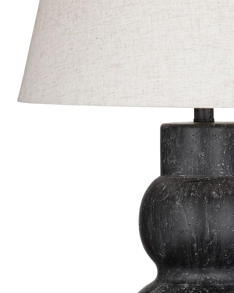 Bassett Mirror - Cabo Rojo 30" Black Resin Table Lamp - L4521T view 2