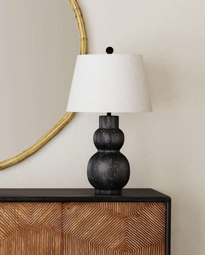 Bassett Mirror - Cabo Rojo 30" Black Resin Table Lamp - L4521T view 4