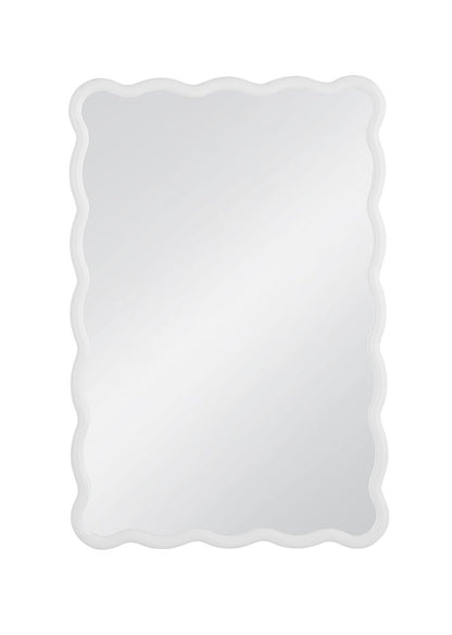Bassett Mirror - Camellia 36" White Rectangular Wall Mirror - M5037 view 1