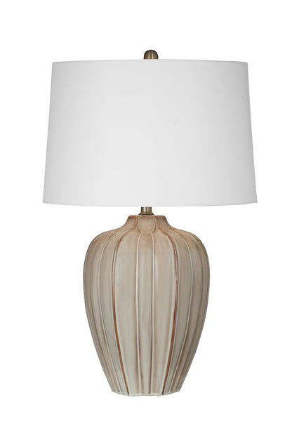 Bassett Mirror - Camilo 30" Beige Ceramic Table Lamp - L4598T view 1