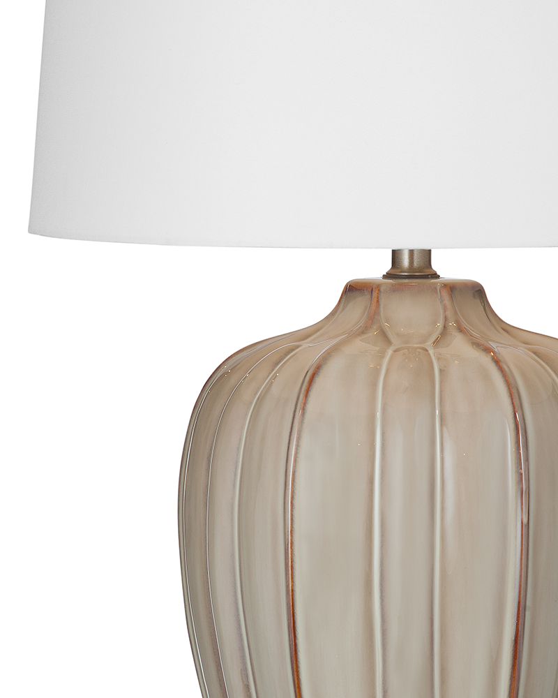 Bassett Mirror - Camilo 30" Beige Ceramic Table Lamp - L4598T view 2