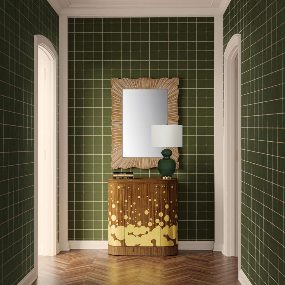 Bassett Mirror - Cantrip 48" Silver Rectangular Wall Mirror - M5195 view 7