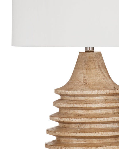 Bassett Mirror - Capistrano Table Lamp in Natural Wood look - L4693T view 2