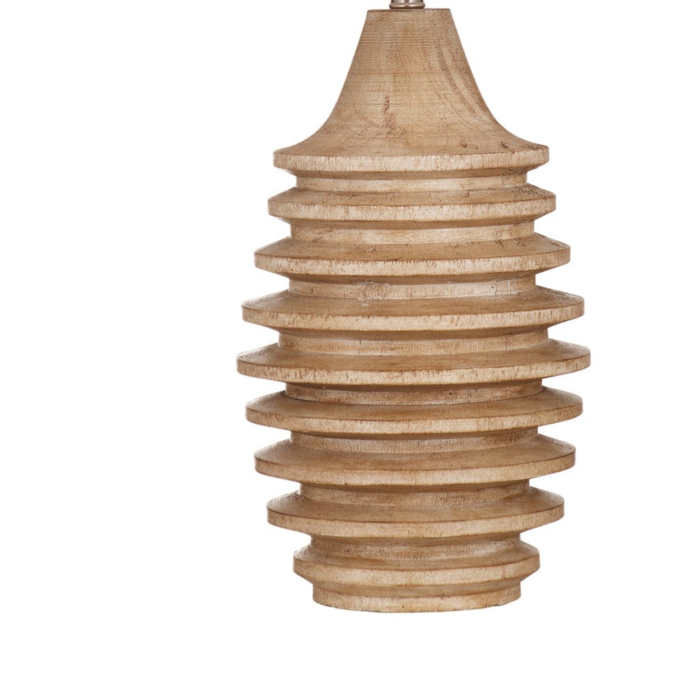 Bassett Mirror - Capistrano Table Lamp in Natural Wood look - L4693T view 3