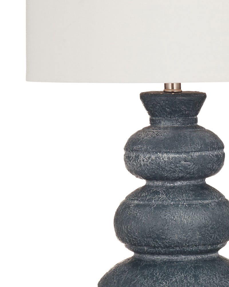 Bassett Mirror - Carmel Table Lamp in Textured Matte Blue - L4694T view 2