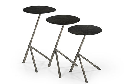 Bassett Mirror - Cascade Antique Bronze Nesting Tables - 5603-LR-202 view 1