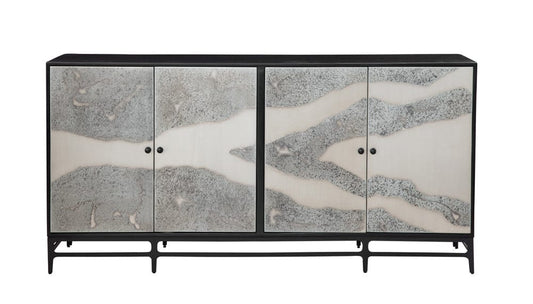 Bassett Mirror - Caspar Iron Sideboard in Acid Washed Iron - 5938-DR-576 view 2