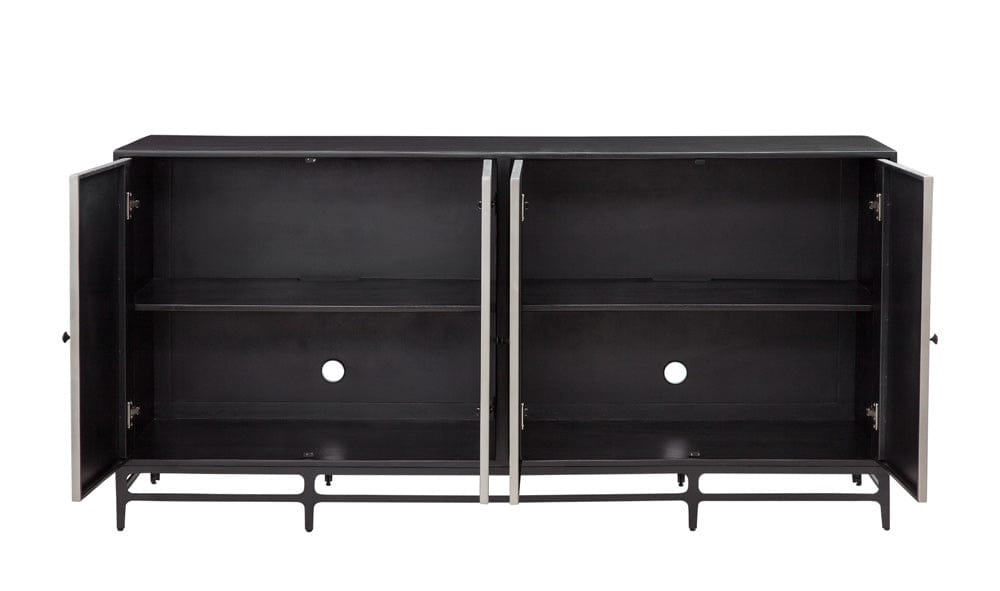 Bassett Mirror - Caspar Iron Sideboard in Acid Washed Iron - 5938-DR-576 view 4