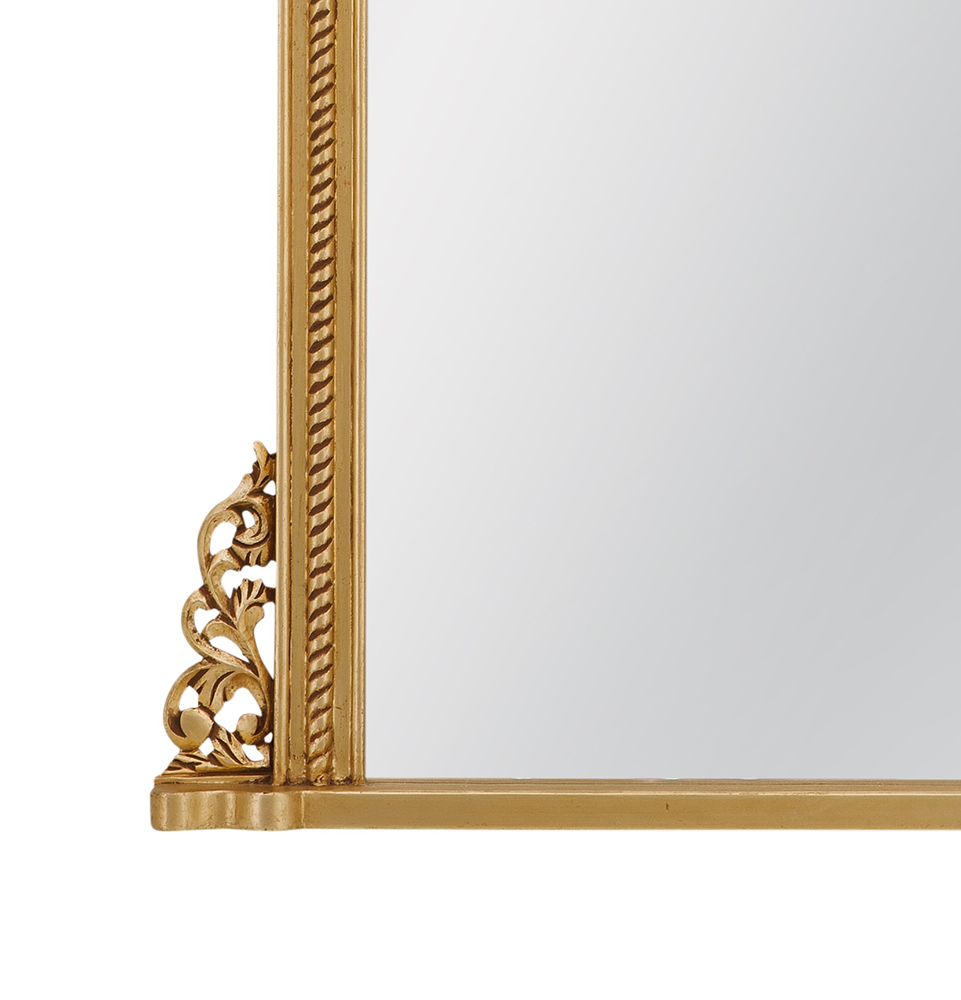 Bassett Mirror - Cena 72" Gold Arched Floor Mirror - M5267 view 4