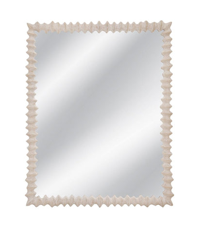 Bassett Mirror - Churchill Wall Mirror in Distressed White Wash - M5271 view 2