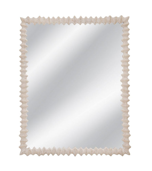 Bassett Mirror - Churchill Wall Mirror in Distressed White Wash - M5271 view 2