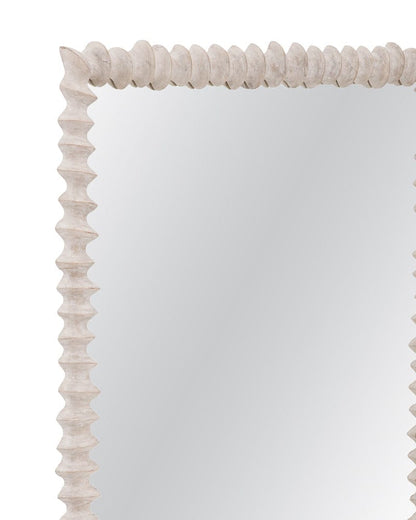 Bassett Mirror - Churchill Wall Mirror in Distressed White Wash - M5271 view 3