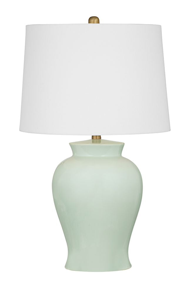 Bassett Mirror - Cimarron 27" Green Ceramic Table Lamp - L4726T view 1