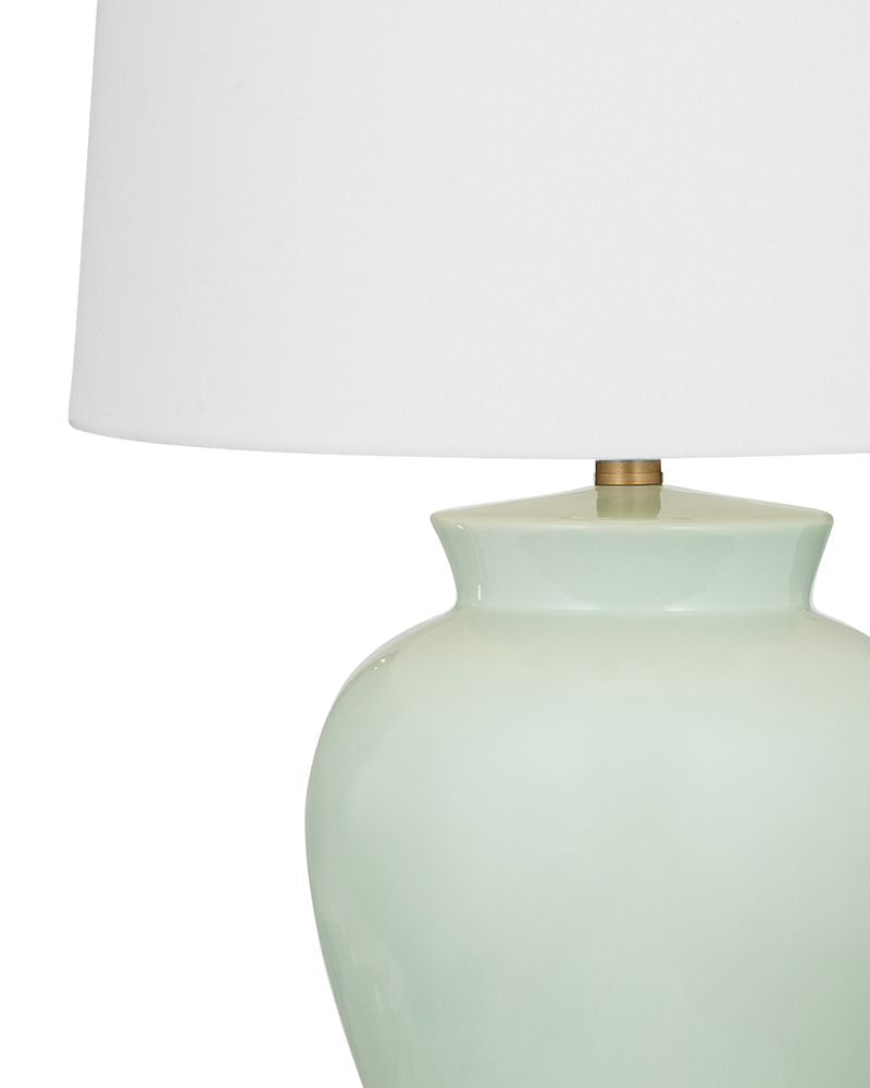 Bassett Mirror - Cimarron 27" Green Ceramic Table Lamp - L4726T view 2