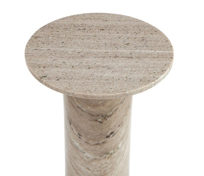 Bassett Mirror - Claude Gray Marble Accent Table - 9106-LR-223 view 3