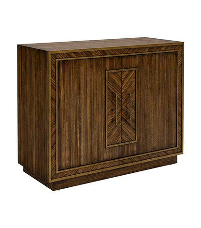 Bassett Mirror - Claudia 42" Brown Zebrano Storage Cabinet - 6042-LR-508 view 1