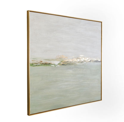 Bassett Mirror - Coastal Horizon Green Landscape Framed Canvas - 7301-140 view 2