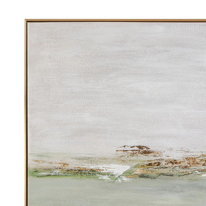 Bassett Mirror - Coastal Horizon Green Landscape Framed Canvas - 7301-140 view 3
