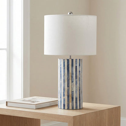 Bassett Mirror - Coburn 27" White Bone Table Lamp - L3795T view 4