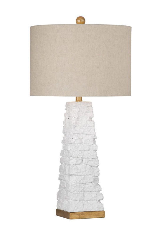 Bassett Mirror - Comoros Table Lamp in White - L4487T view 1