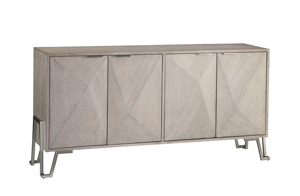 Bassett Mirror - Cooper 64" Gray Oak Four-Door Storage Cabinet - 9090-DR-576 view 1