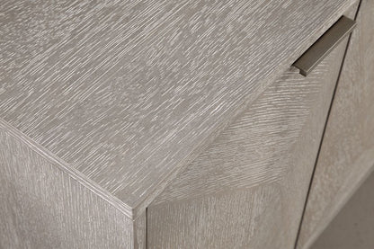 Bassett Mirror - Cooper 64" Gray Oak Four-Door Storage Cabinet - 9090-DR-576 view 5