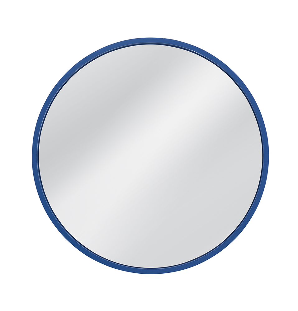 Bassett Mirror - Cyprus 36" Navy Round Wall Mirror - M5237 view 1