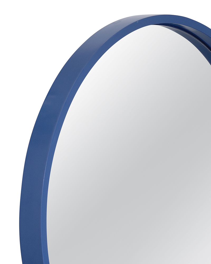 Bassett Mirror - Cyprus 36" Navy Round Wall Mirror - M5237 view 3
