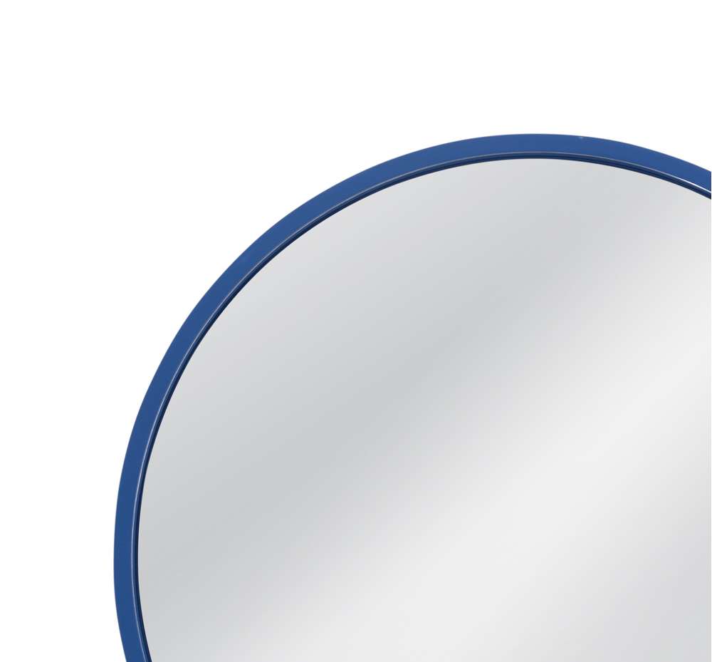 Bassett Mirror - Cyprus 36" Navy Round Wall Mirror - M5237 view 4