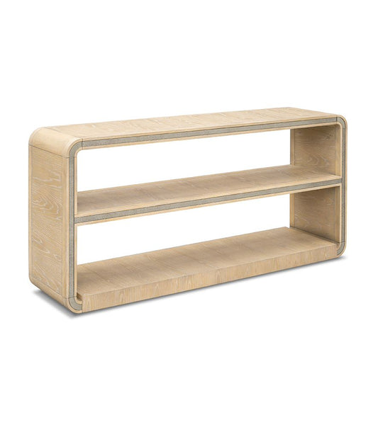 Bassett Mirror - Damone 64" Cerused White Oak Console Table - 6016-LR-400 view 1