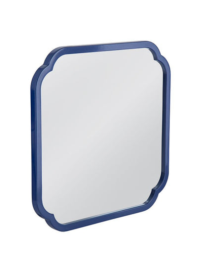 Bassett Mirror - Daphne 30" Navy Square Wall Mirror - M5041 view 2