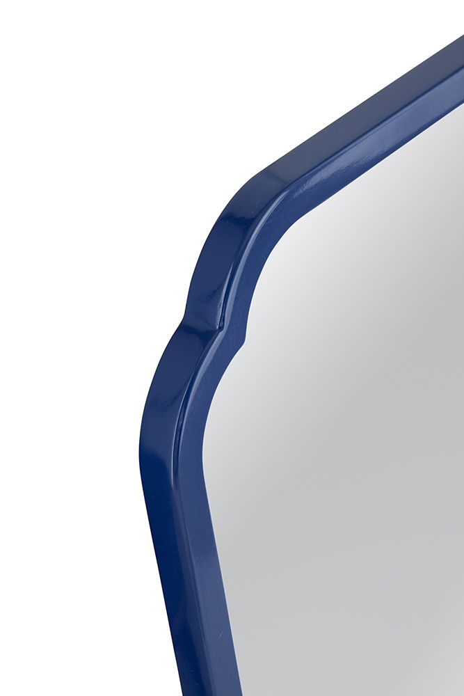 Bassett Mirror - Daphne 30" Navy Square Wall Mirror - M5041 view 3