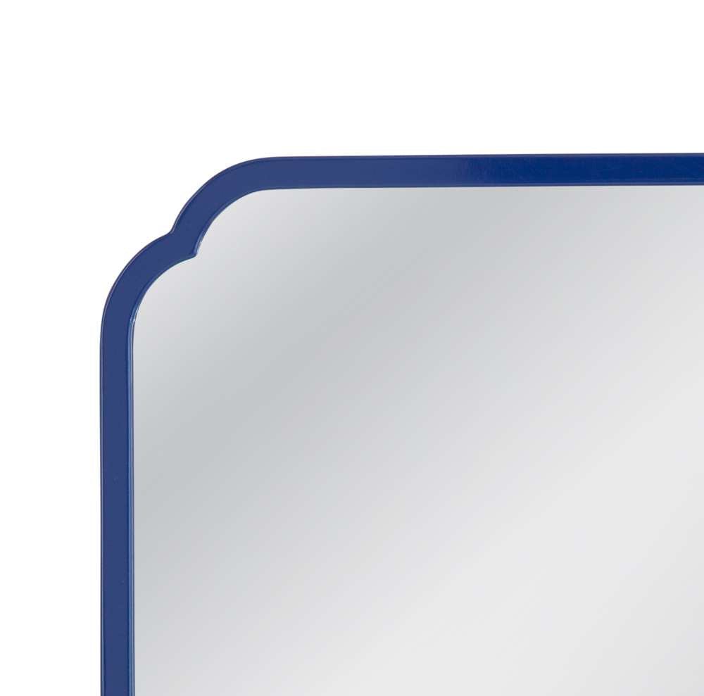 Bassett Mirror - Daphne 30" Navy Square Wall Mirror - M5041 view 4