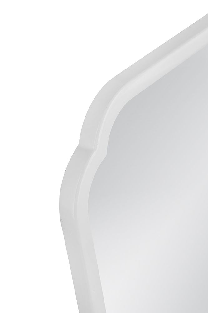 Bassett Mirror - Daphne 30" White Square Wall Mirror - M5040 view 3