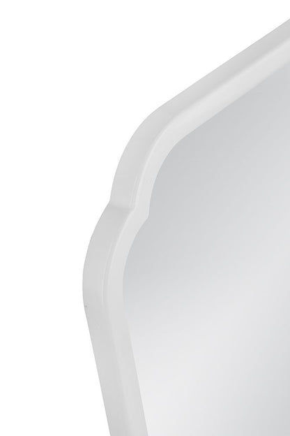 Bassett Mirror - Daphne 30" White Square Wall Mirror - M5040 view 3
