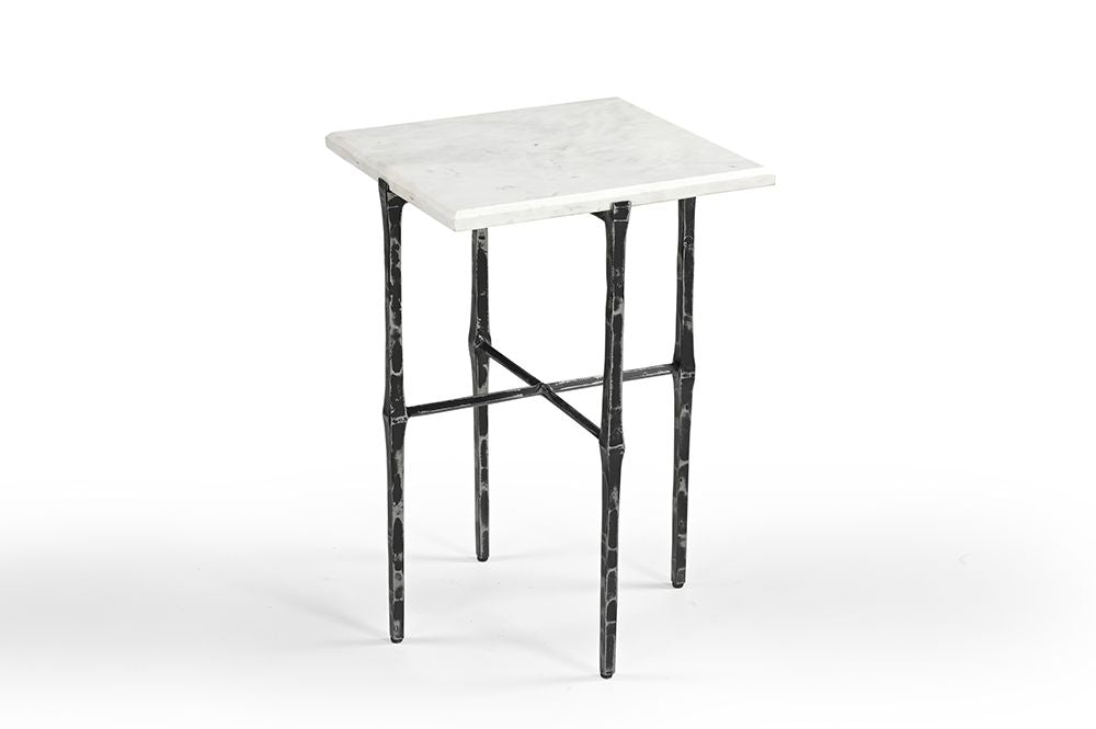 Bassett Mirror - Darcy White Marble Accent Table - 9132-LR-223 view 2