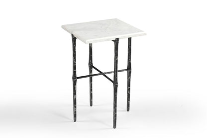Bassett Mirror - Darcy White Marble Accent Table - 9132-LR-223 view 2