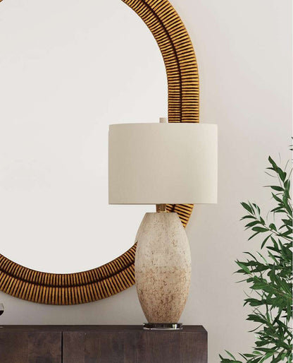 Bassett Mirror - Dauphin 31" Brown Concrete Table Lamp - L4595T view 4